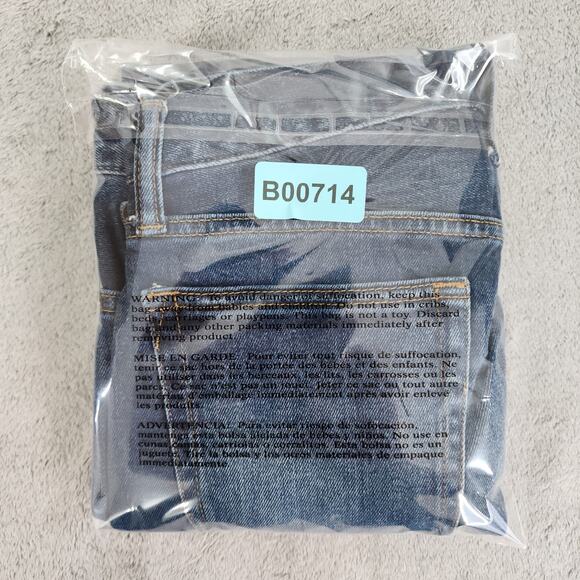 GAP Denim Jeans Womens 29X30 Blue Slim Straight Vintage Deep Blue Sea Mid Rise - Picture 11 of 11